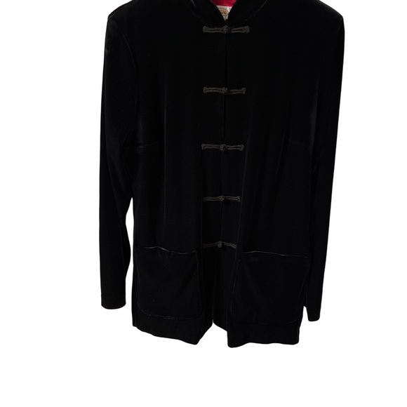 Talbots Velvet Mandarin Jacket - Picture 5 of 5